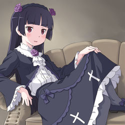 This is a pixiv picture whose title is 黒猫生誕祭2024.