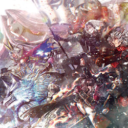 This is a pixiv picture whose title is 【FGO】喝采を、.