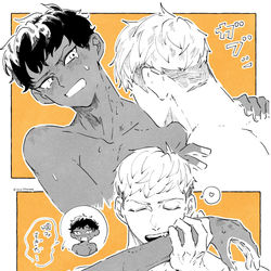This is a pixiv picture whose title is ライカブ.