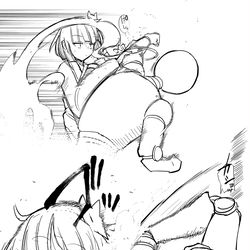 This is a pixiv picture whose title is 可動域.