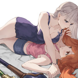 This is a pixiv picture whose title is 氷 X 水.