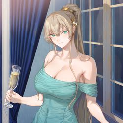 This is a pixiv picture whose title is パーティードレスなソニアさん.