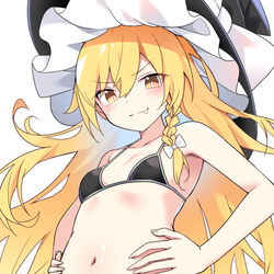 This is a pixiv picture whose title is 水着な魔理沙ちゃん！!!.