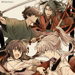 This is a pixiv picture whose title is ほぼサムレムまとめ7枚（fgo要素もあり）.