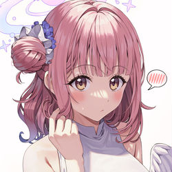 This is a pixiv picture whose title is "ど…どうかな？"✂️.