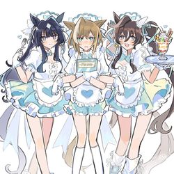 This is a pixiv picture whose title is ヴ姉妹喫茶♡.