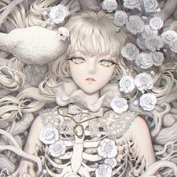 This is a pixiv picture whose title is なれの果て.