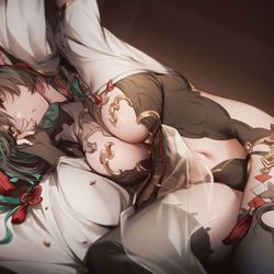 This is a pixiv picture whose title is 愛.