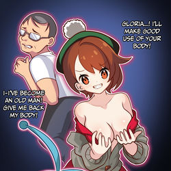 This is a pixiv picture whose title is heartswap♥(EN).