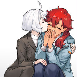 This is a pixiv picture whose title is 水星百合log②.