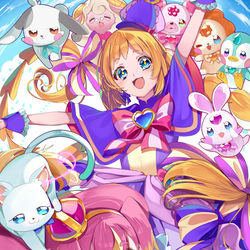 This is a pixiv picture whose title is キュアフレンディとキュアワンダフル.