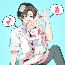 This is a pixiv picture whose title is 【ブルアカ】 ホシノ.