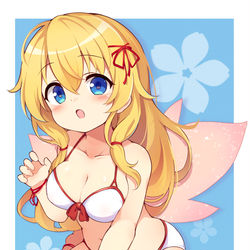 This is a pixiv picture whose title is 水着ホワイトさん.