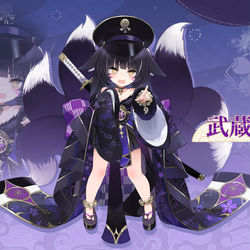This is a pixiv picture whose title is Musashi chan.