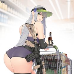This is a pixiv picture whose title is HK416 "HILDA KOCH".