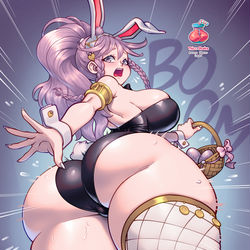 This is a pixiv picture whose title is Bunny Olivia (Fire Emblem).