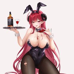 This is a pixiv picture whose title is ヒンデンブルクバニーガール.