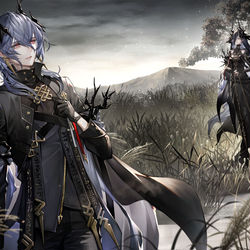 This is a pixiv picture whose title is 【仕事絵】アークナイツEN 13章記念イラスト.