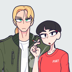 This is a pixiv picture whose title is ???.