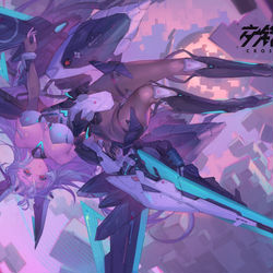 This is a pixiv picture whose title is 交错战线.