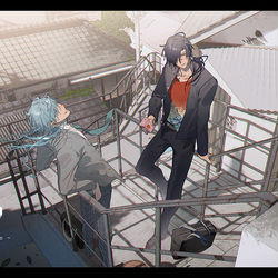This is a pixiv picture whose title is 碧島校園！【2023+2024】.