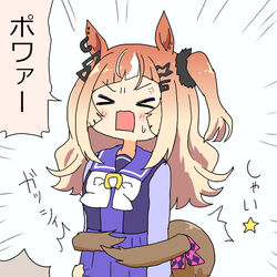 This is a pixiv picture whose title is エスポワールシチーちゃんとファル子.