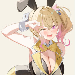 This is a pixiv picture whose title is バニーガーデンの女の子可愛い.