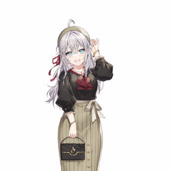 This is a pixiv picture whose title is アーリャさん（オリジナル私服）.