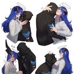 This is a pixiv picture whose title is Mostima interaction.