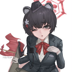 This is a pixiv picture whose title is 椿.