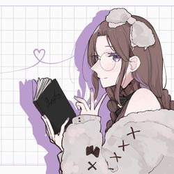 This is a pixiv picture whose title is 💜.