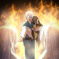 This is a pixiv picture whose title is 幸運EX＋＋＋バディによる哭倉村RTA㊵.