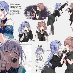This is a pixiv picture whose title is 横浜公演ライブレポ.