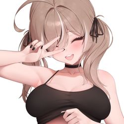 This is a pixiv picture whose title is Bellybutton Piercing.