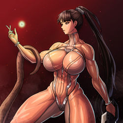 This is a pixiv picture whose title is Stellar Blade.