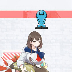 This is a pixiv picture whose title is 背中で語りそうなりんご🍎.