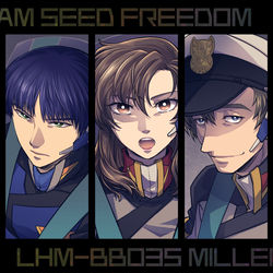 This is a pixiv picture whose title is 種自由つよつよミレニアム.
