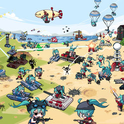 This is a pixiv picture whose title is miku ra2.