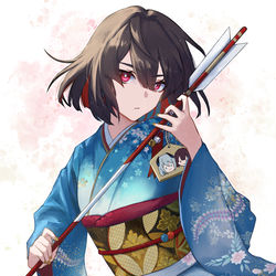 This is a pixiv picture whose title is 振袖雪衣ちゃん.