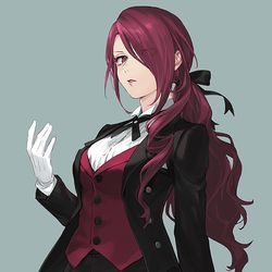 This is a pixiv picture whose title is 桐条美鶴.
