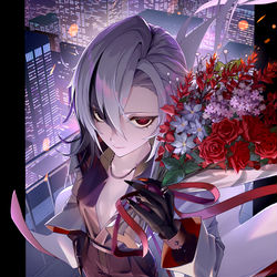 This is a pixiv picture whose title is 「お父様」.