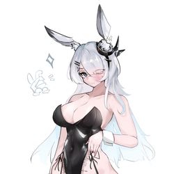 This is a pixiv picture whose title is Frostnova Bunny.