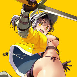 This is a pixiv picture whose title is 戦士っぽいの2.
