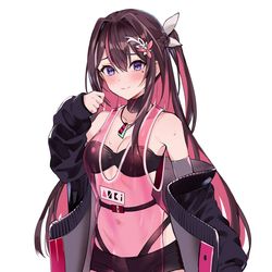 This is a pixiv picture whose title is あずきちに2nd衣装着てもらった絵.