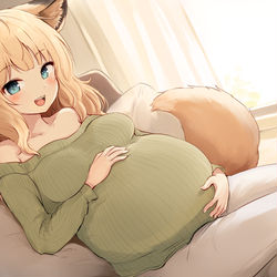 This is a pixiv picture whose title is 狐のお嫁ちゃん応援プロジェクトバナーイラスト3.