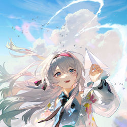 This is a pixiv picture whose title is 流萤小裙子～.