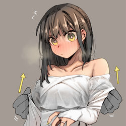 This is a pixiv picture whose title is 長手袋をはめられているブッキー.