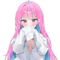 This is a pixiv picture whose title is 彼シャツあくたん.