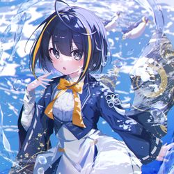 This is a pixiv picture whose title is 🐧🫧.