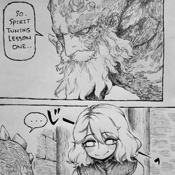 This is a pixiv picture whose title is Spirit Tuning.